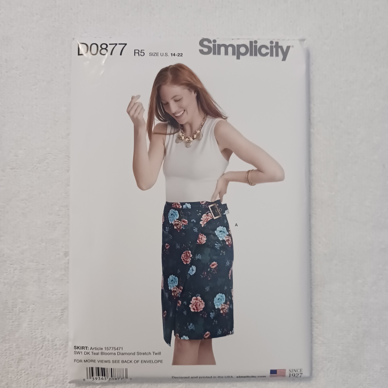Simplicity 8459 / D0877, Misses Skirt In Three Lengths, Sizes 14-22, Uncut