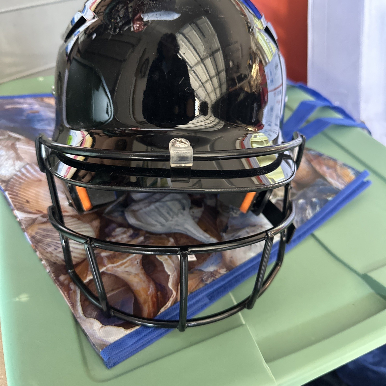 Schutt Lite Air Batting Helmet Youth Black Face Guard Baseball Softball