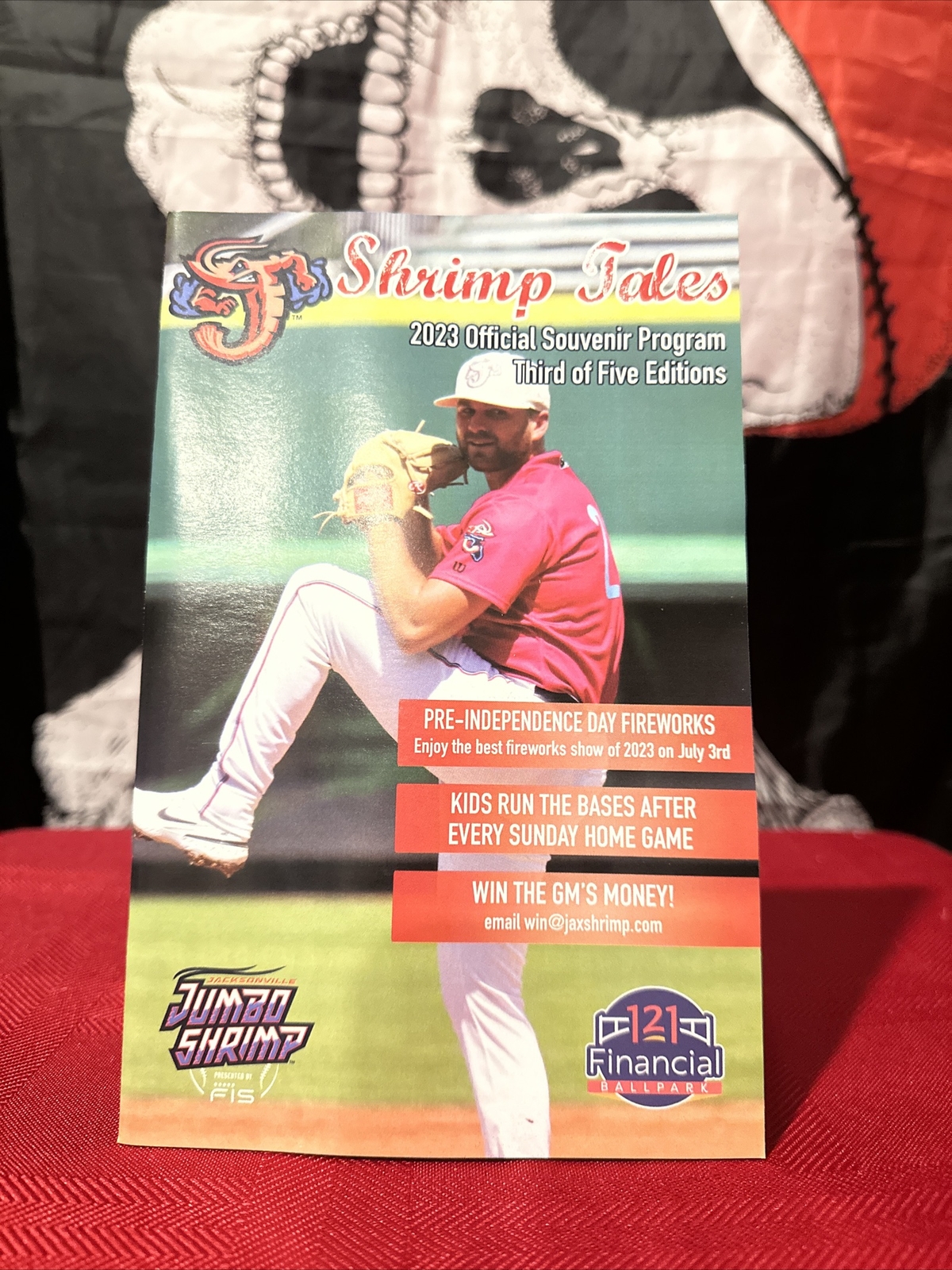 Jacksonville Jumbo Shrimp 2023 SHRIMP TALES PROGRAM - Jeff Lindgren Cover #3/5
