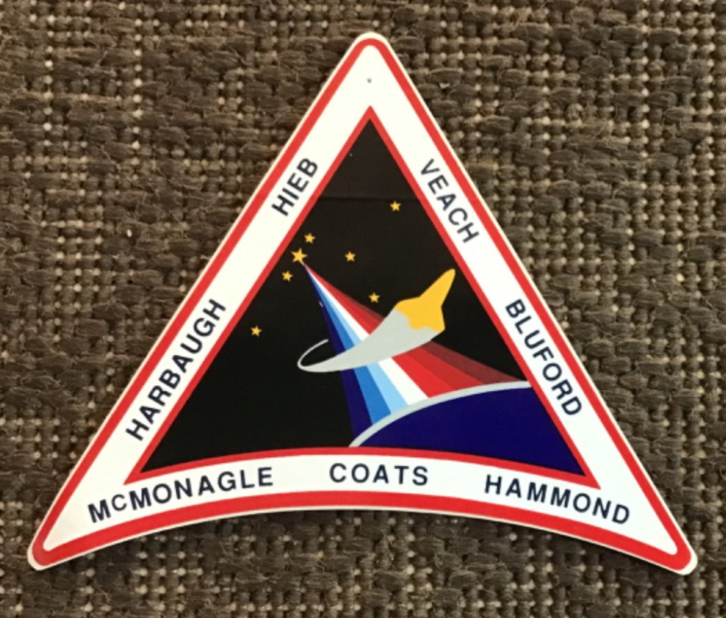 NASA SHUTTLE DISCOVERY STS-39 CREW PATCH SPACE DECAL STICKER 4"