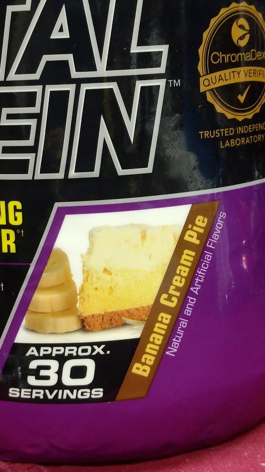 Cutler Nutrition - Total Protein Powder - Banana Cream Pie - 2.18 lbs - 3/2025