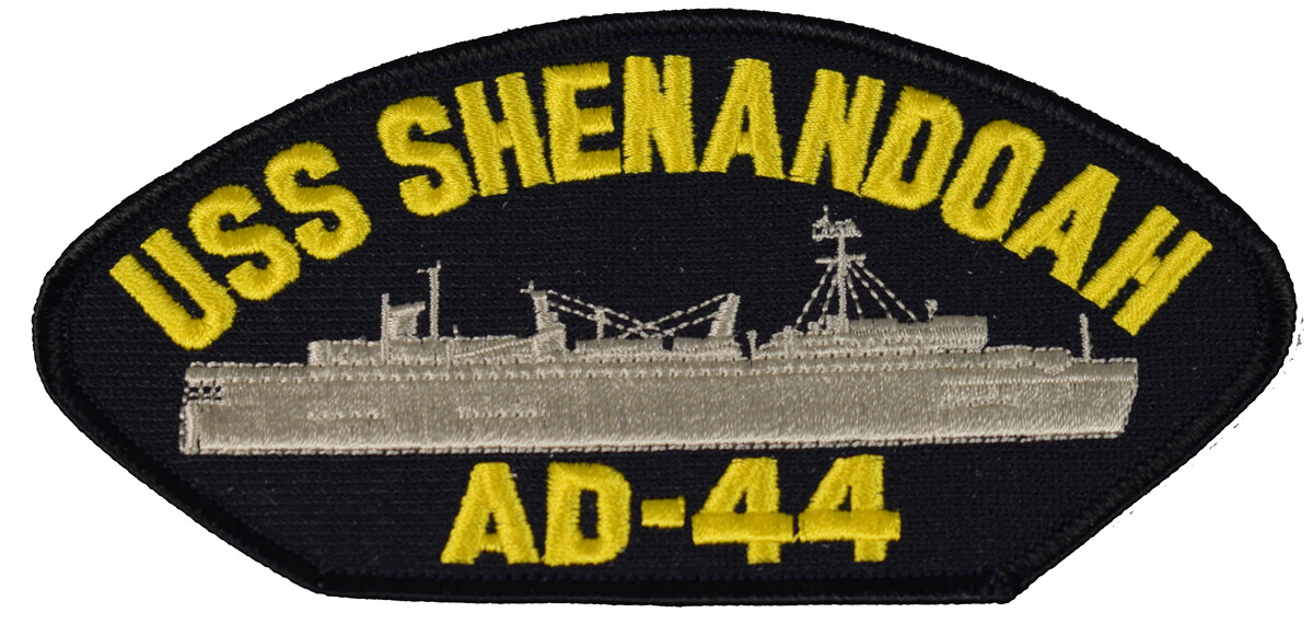 USS SHENANDOAH AD-44 SHIP PATCH - GREAT COLOR - Veteran Owned Business