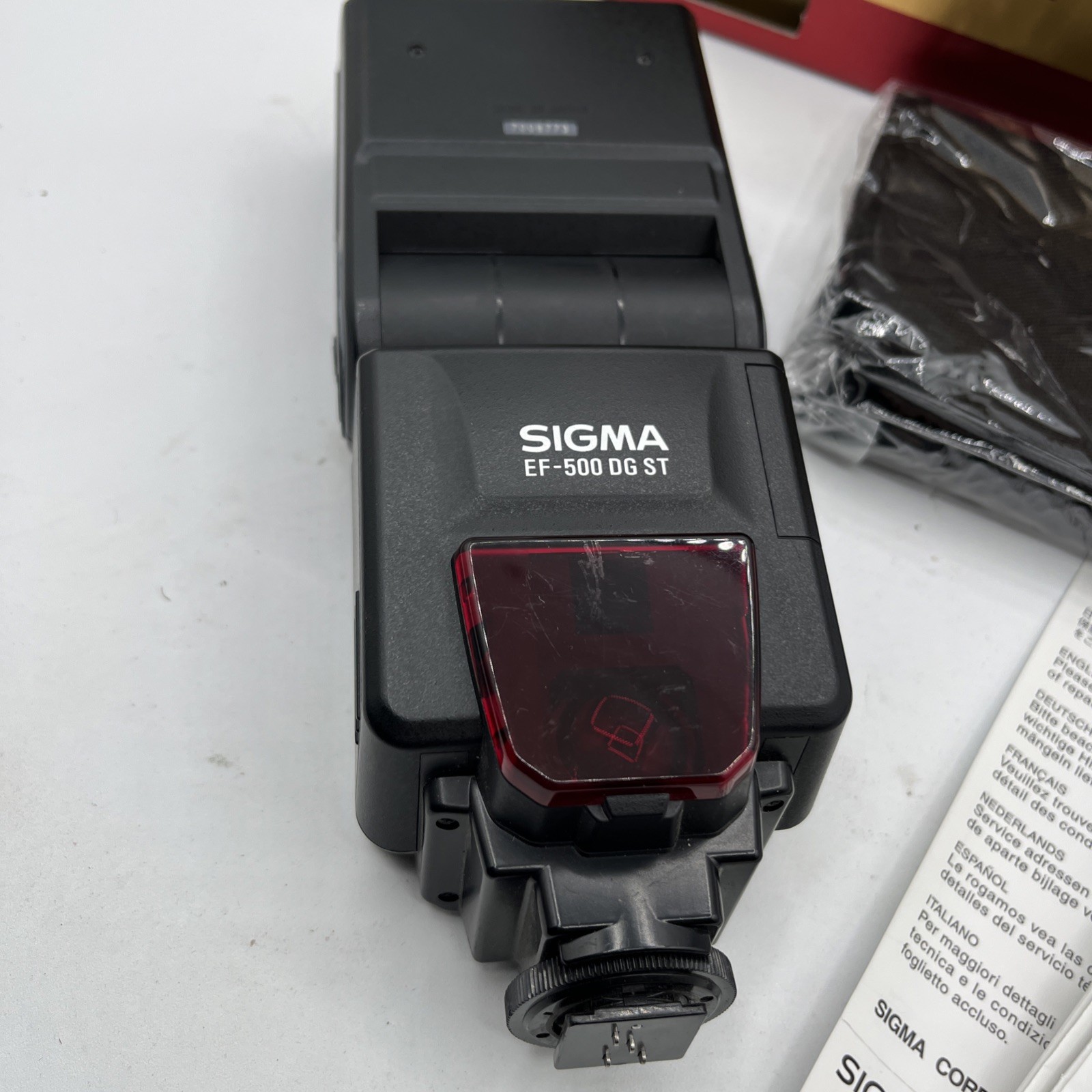 Sigma EF-500 DG ST Shoe Mount Flash - Sigma SA Mount Flash Not Tested