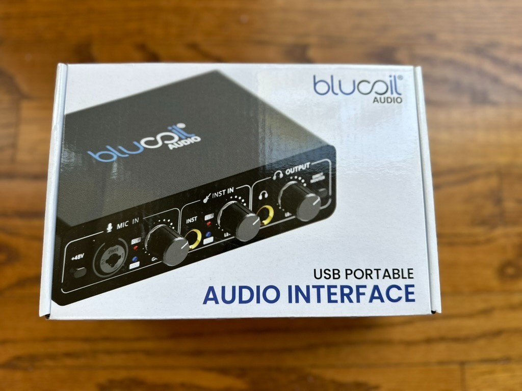 Blucoil Audio USB Portable Audio Interface For Streaming and Podcasting