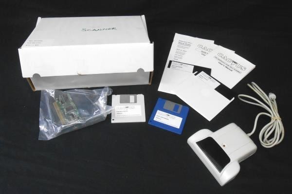 Cactus Grayscale Handheld Scanner with Software and Manual Original Box