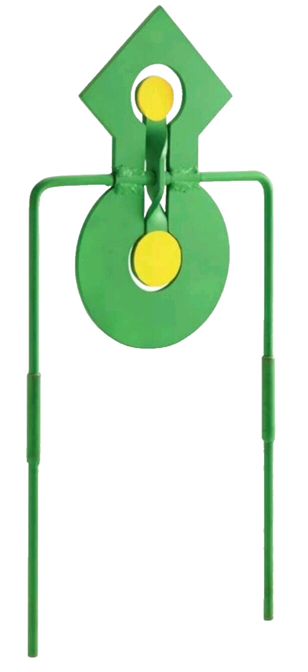 CHAMPION TARGET METAL DOUBLE SPINNER NEON GREEN 22 CALIBER # CHA44880 NEW IN BOX