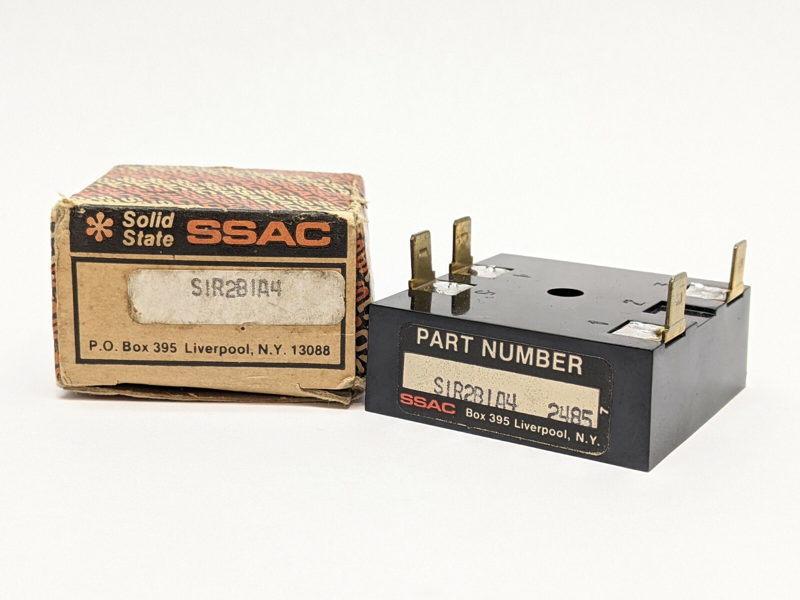 SSAC SIR2B1A4 2485 Solid State Timing Relay