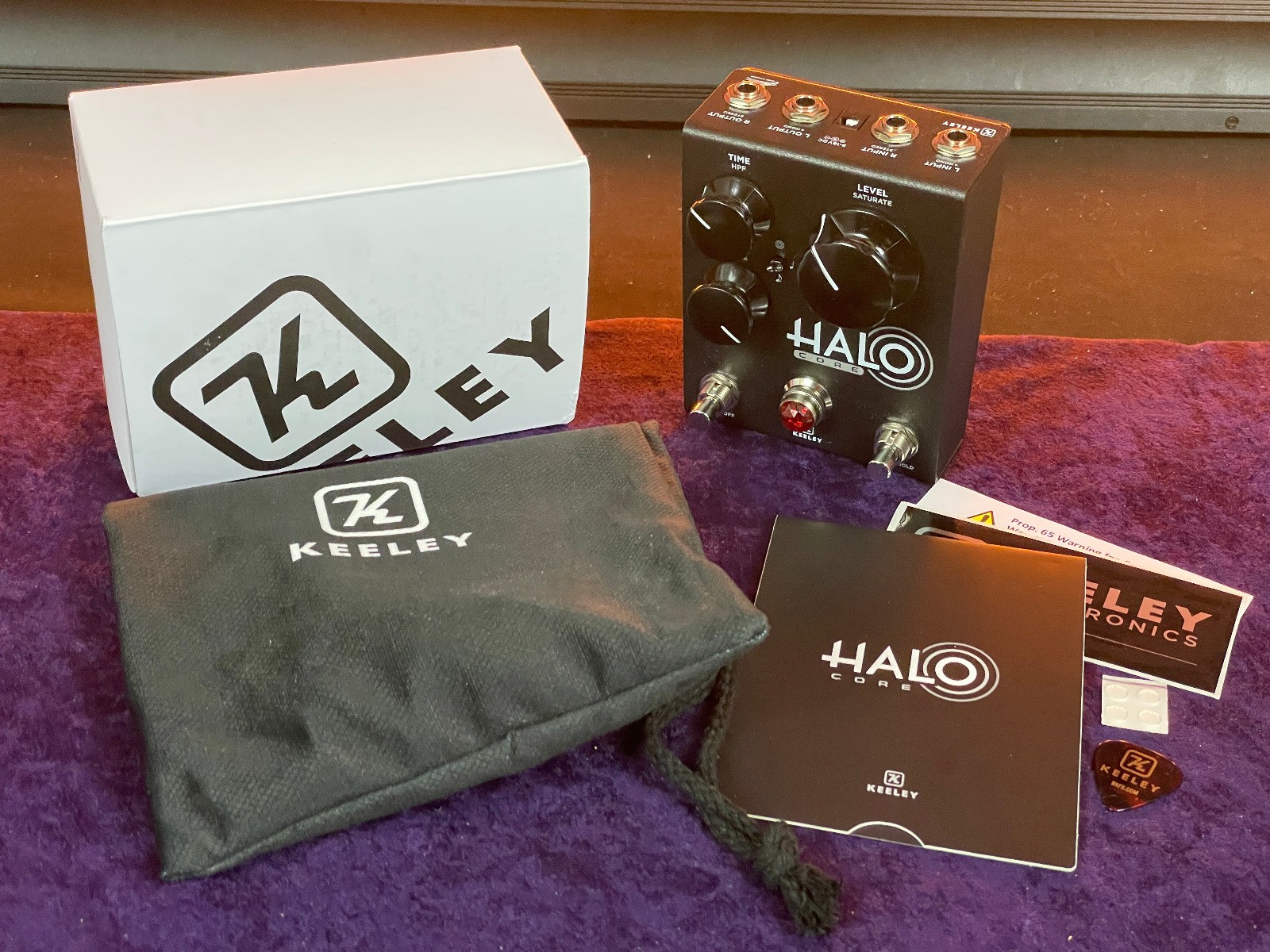 Keeley Halo Core Andy Timmons Delay Pedal -MINT!