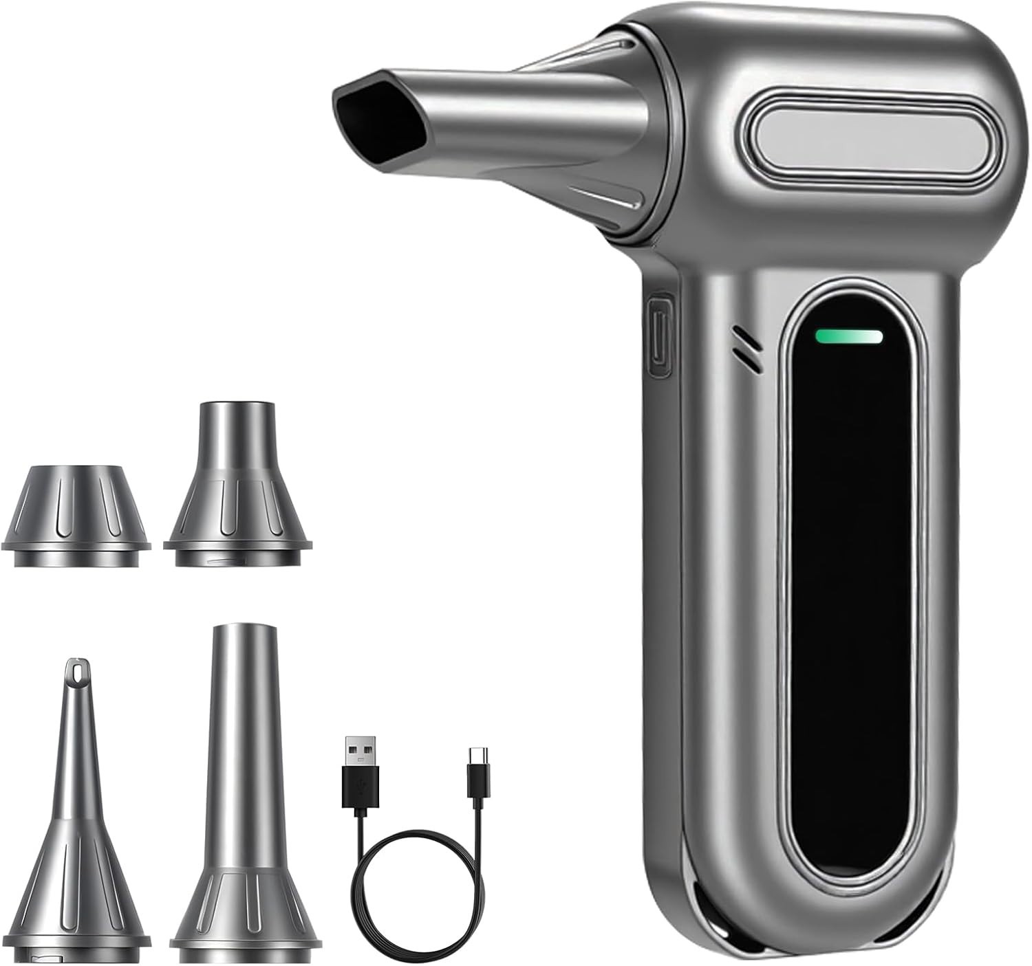 YOGIN Electric Rechargeable Cordless Air Duster 150,000 RPM-3 Gear Adjustable