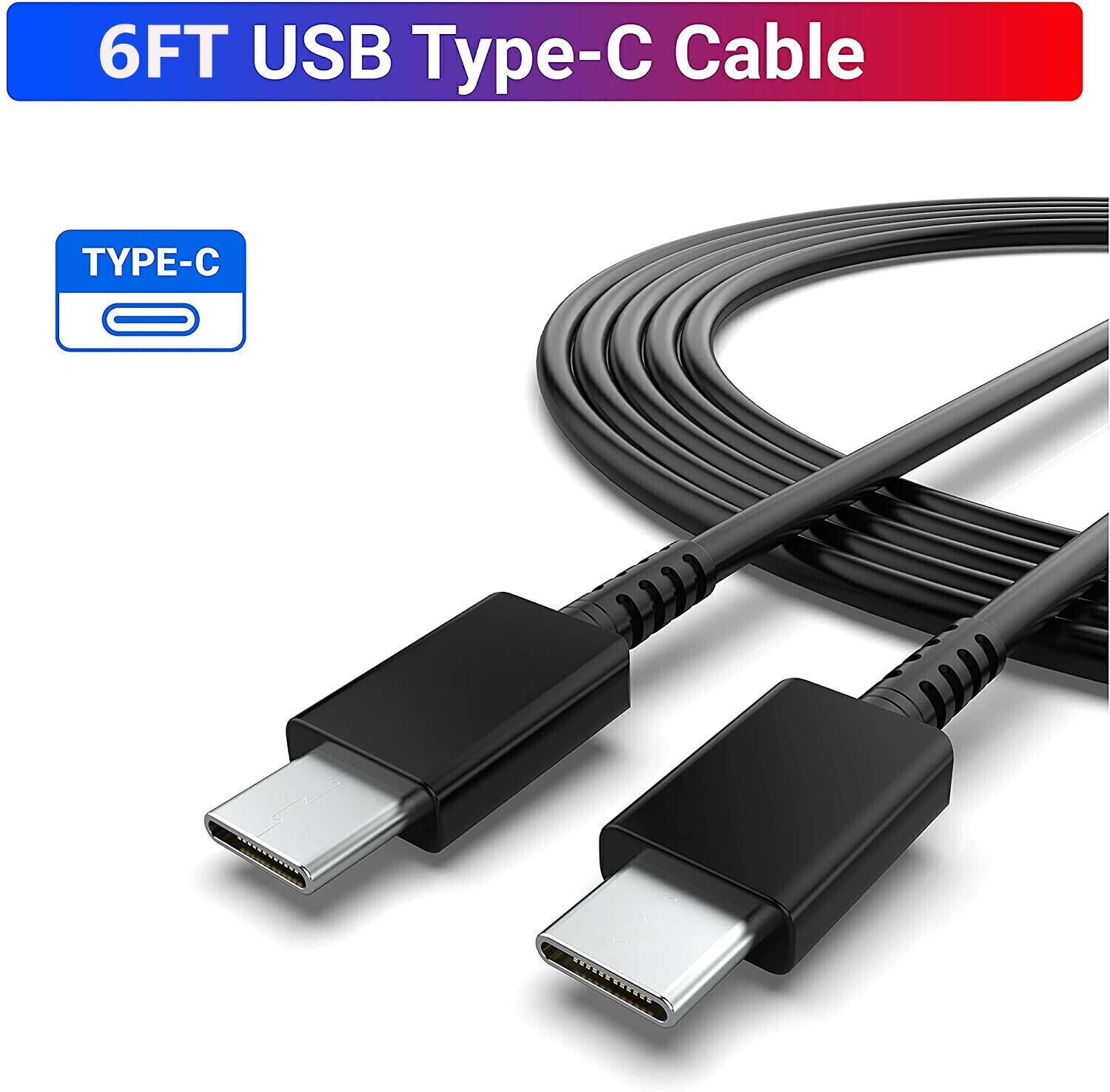 45W Fast Charging Type C Wall Charger Cable For Samsung Galaxy S22 S23 S24