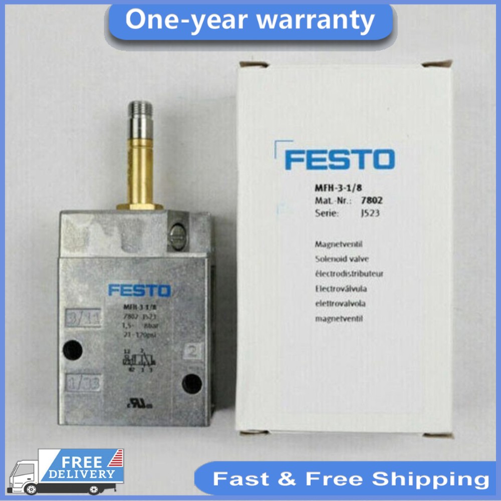 MFH-3-1/8 7802 1PC NEW Festo Solenoid Valve In Stock Good quality Fast shipping
