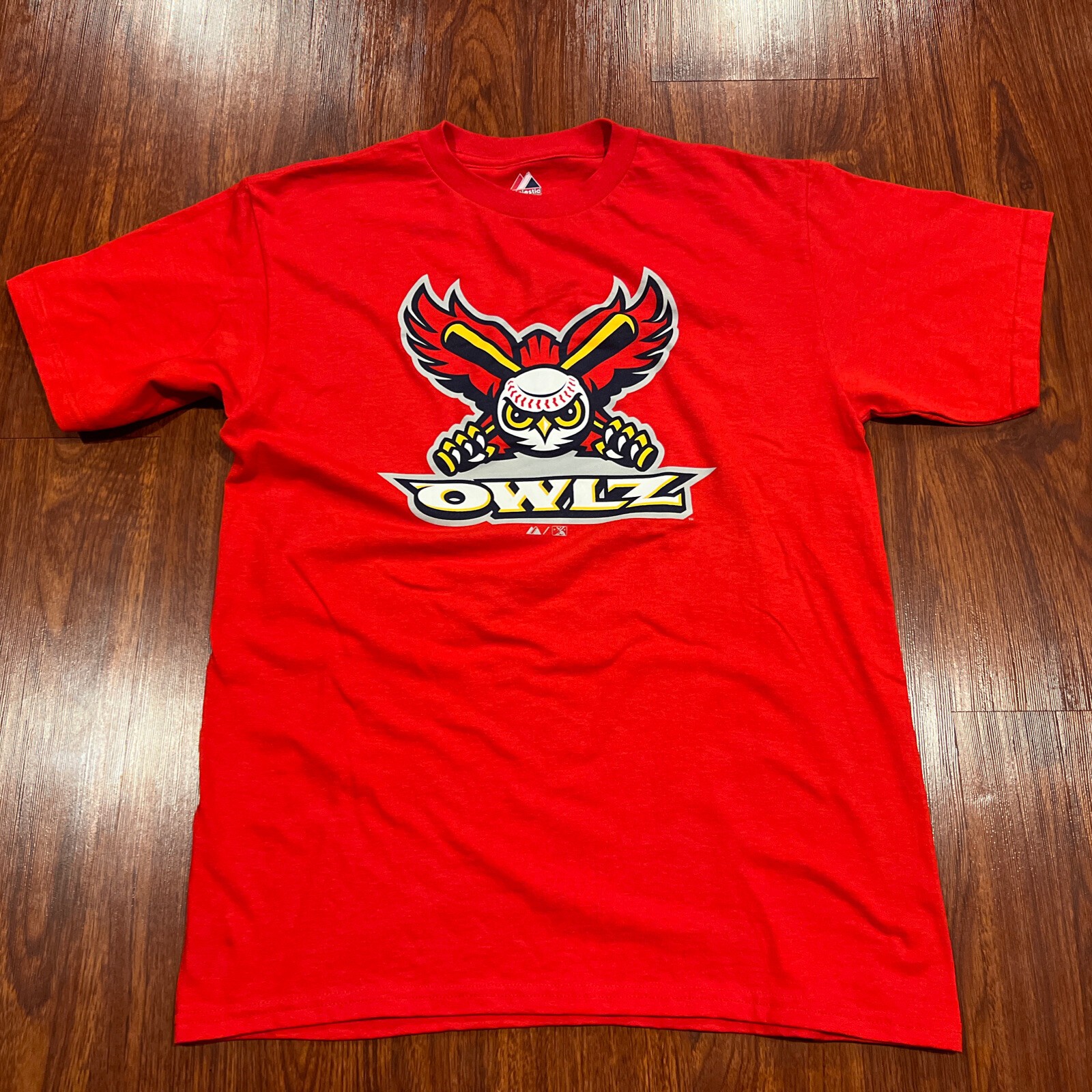 Majestic Youth Northern Colorado Owlz Jersey Shirt XL Minor League Boy Orem