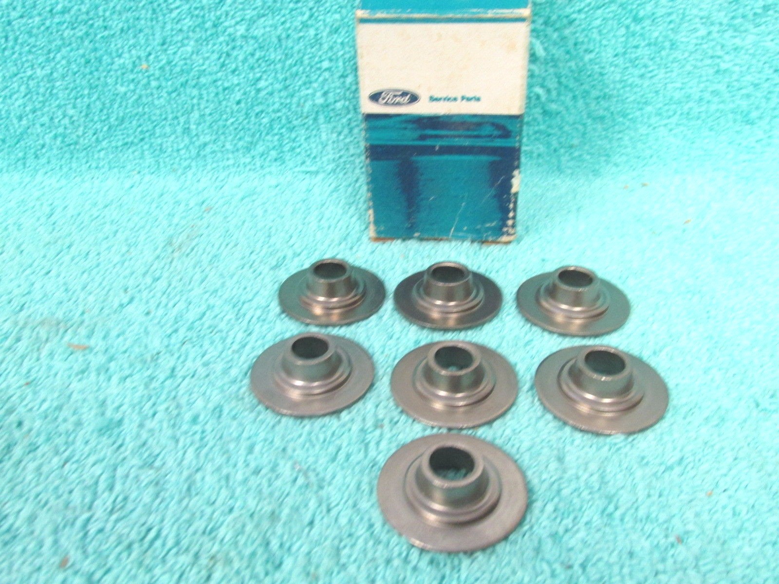 1970's 80's FORD 2.3L 4 CYLINDER  VALVE SPRING RETAINERS ( 7 )   NOS FORD 117