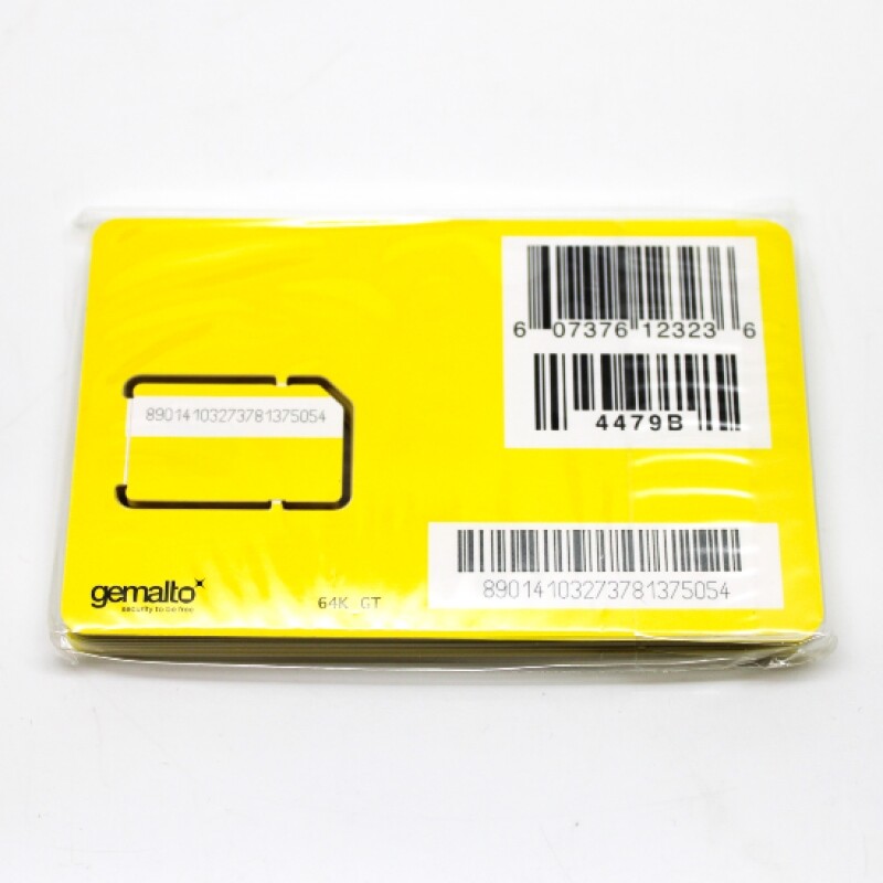 10 Pk Honeywell Resideo ANXTSIM AlarmNet LTE SIM Card AT&T 4479B 607375022196-1
