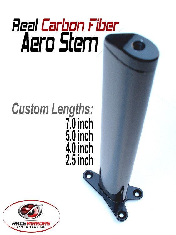 Motorsport Carbon Fiber Aero Stem - Made in USA - SCCA & NASA