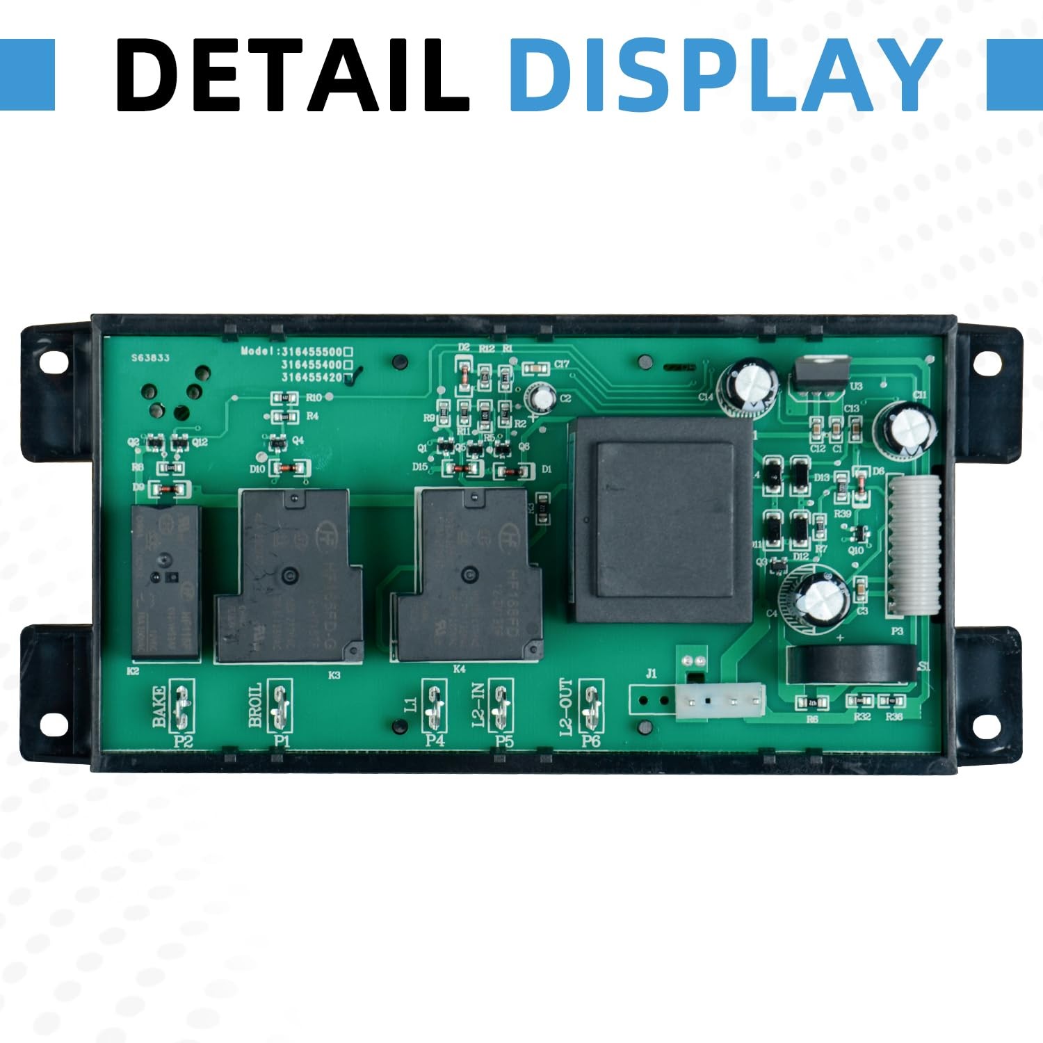316455420 Oven Range Stove Clock Control Board Replacement Compatible with...