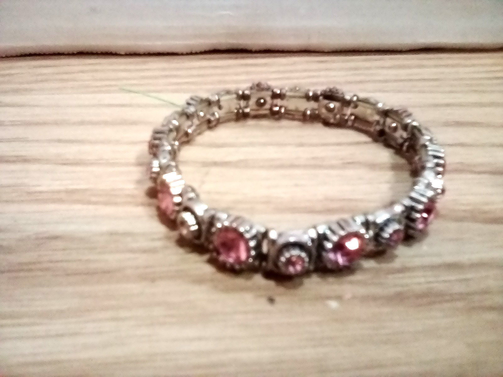 Women's Handmade  Pink Bracelet.
