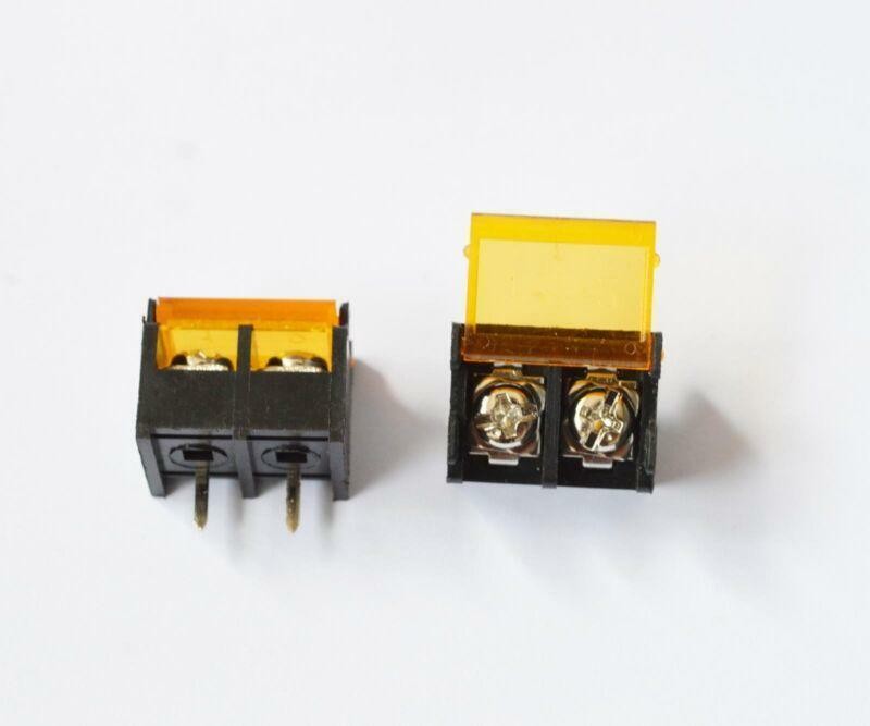 New 10pcs 9.5mm Pitch  2P Poles PCB Screw Terminal Block Connector 300V 30A