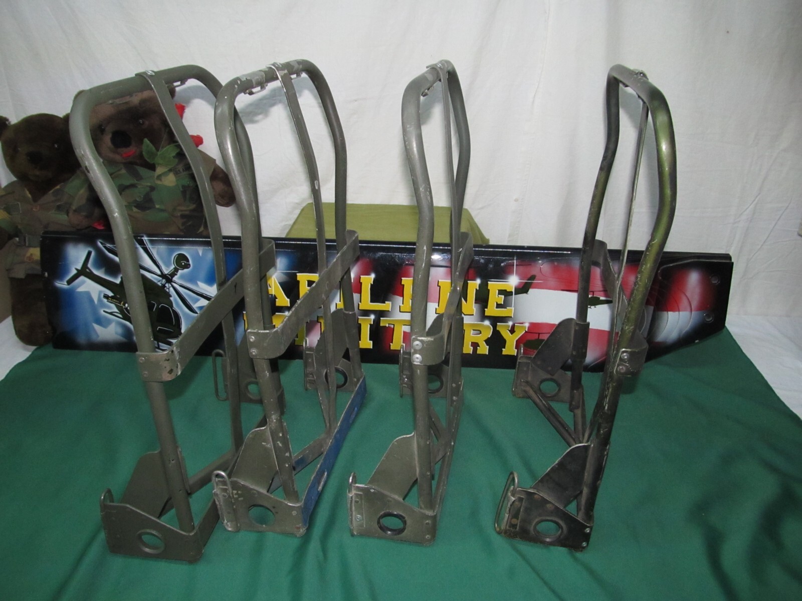 Military Issue Medium Alice Pack with Frame Strap Kidney Pad Wet Weather Bag VG