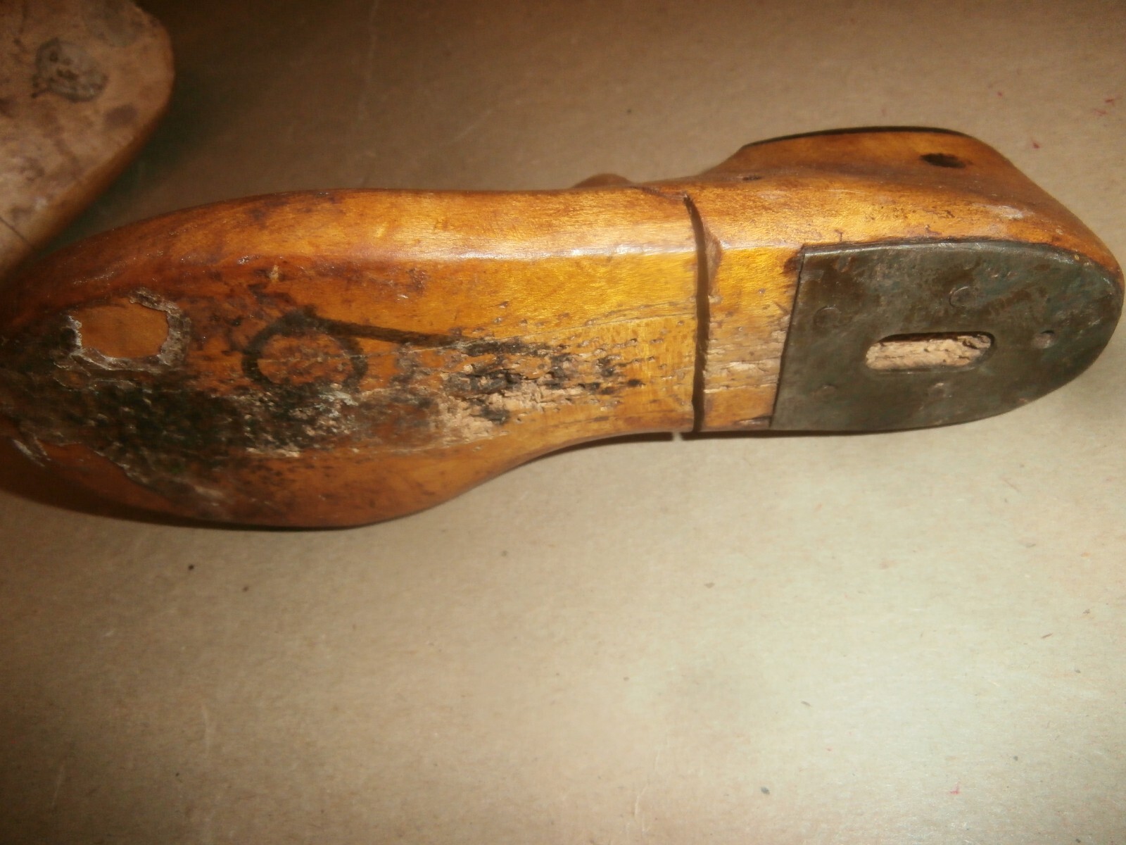 2 Vintage Child's Size Wooden Shoe Forms
