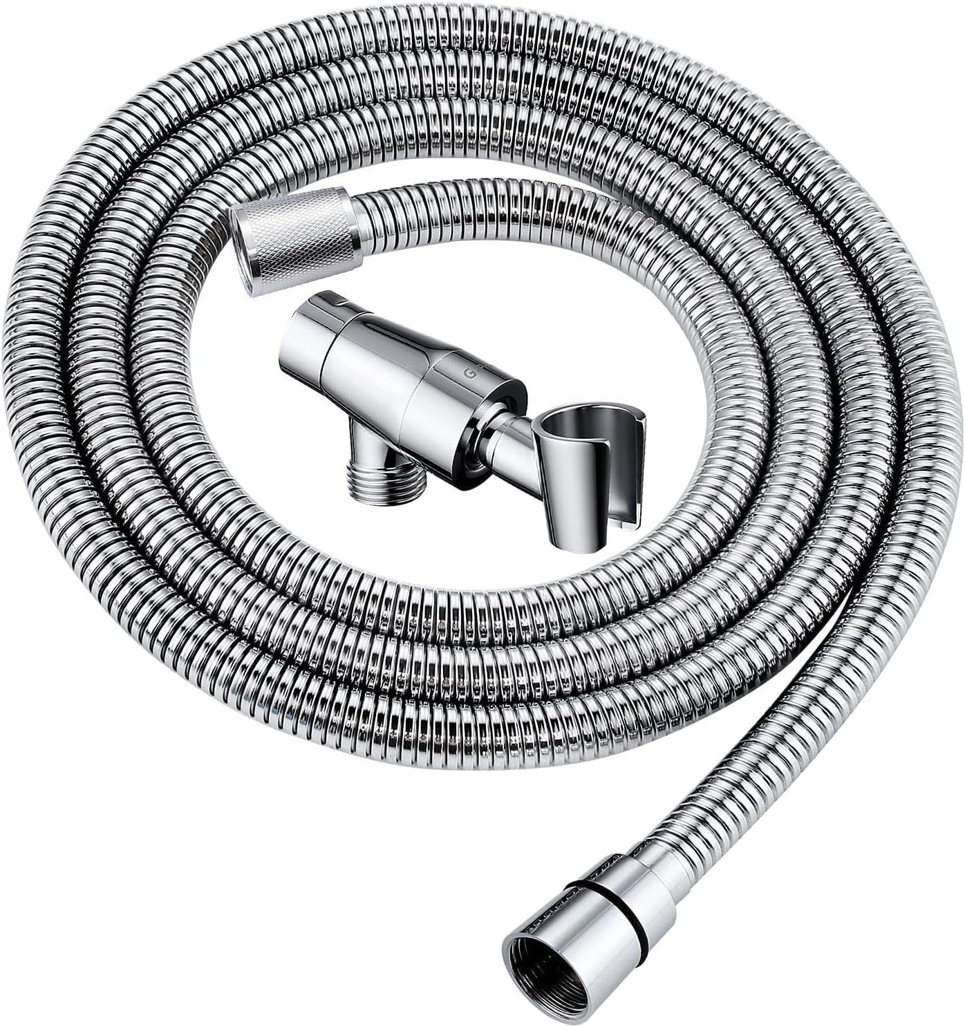 All Metal Shower Head Holder with Hose/Solid Brass Adjustable