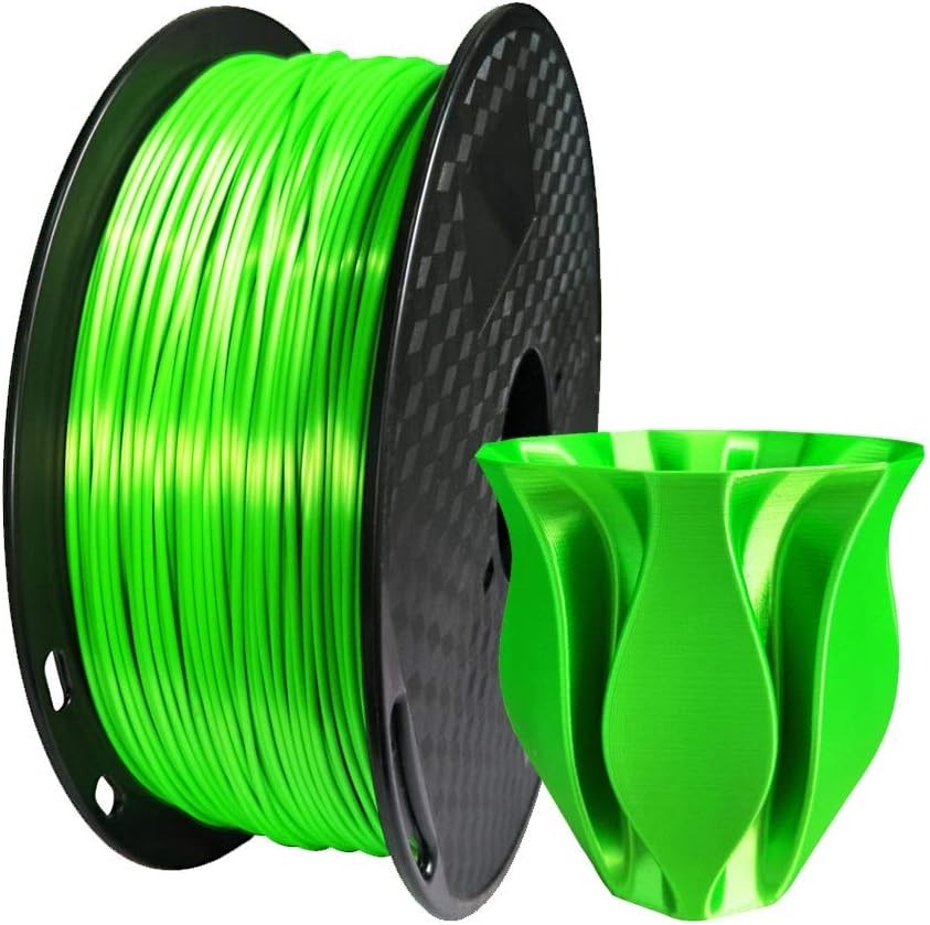 CC3D Silk Lime Green PLA Filament 1.75 mm 1KG 3D Printer Filament Consumables