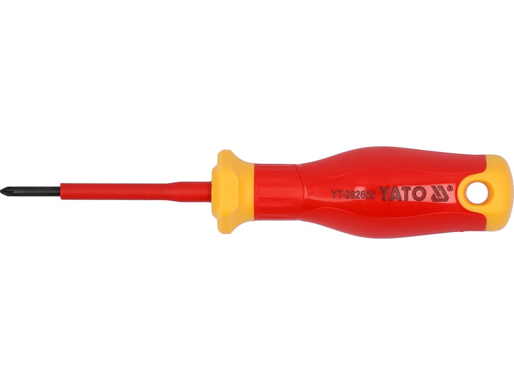 Yato Insulated Phillips Screwdriver Pozidriv Extra Slim PZ0X60mm YT-...
