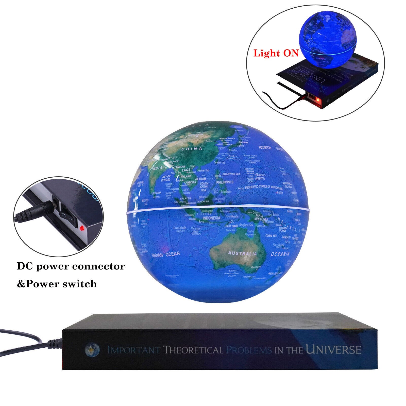 Magnetic Levitating Globe LED RGB Levitation Floating Geographic Globe Deco Gift