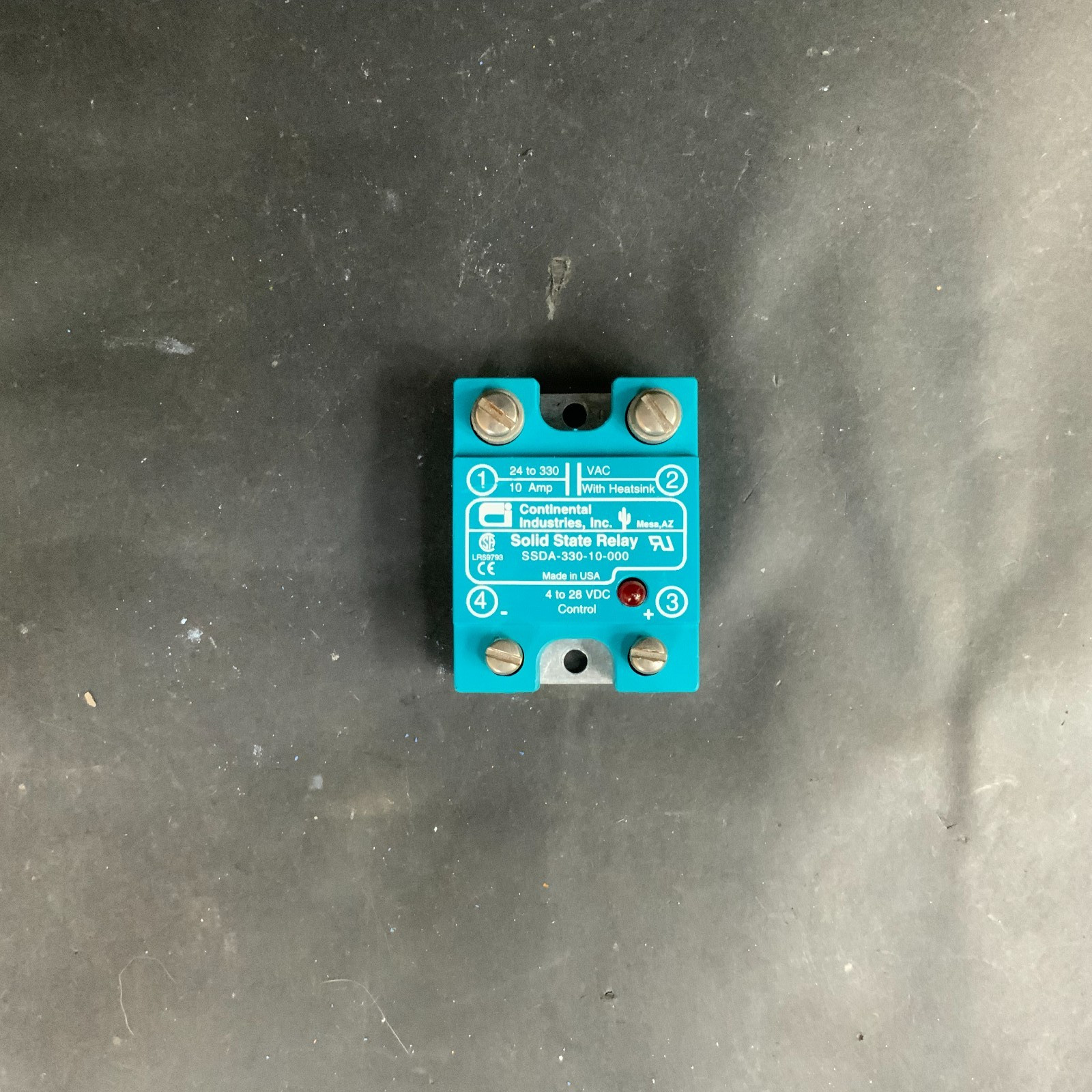 CONTINENTAL INDUSTRIES SSDA-330-10-000 SOLID STATE RELAY ($15 OBO)