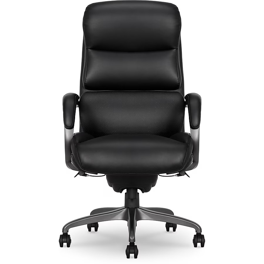 La-Z-Boy Aberdeen Ergonomic Bonded Leather Swivel Executive Chair,...
