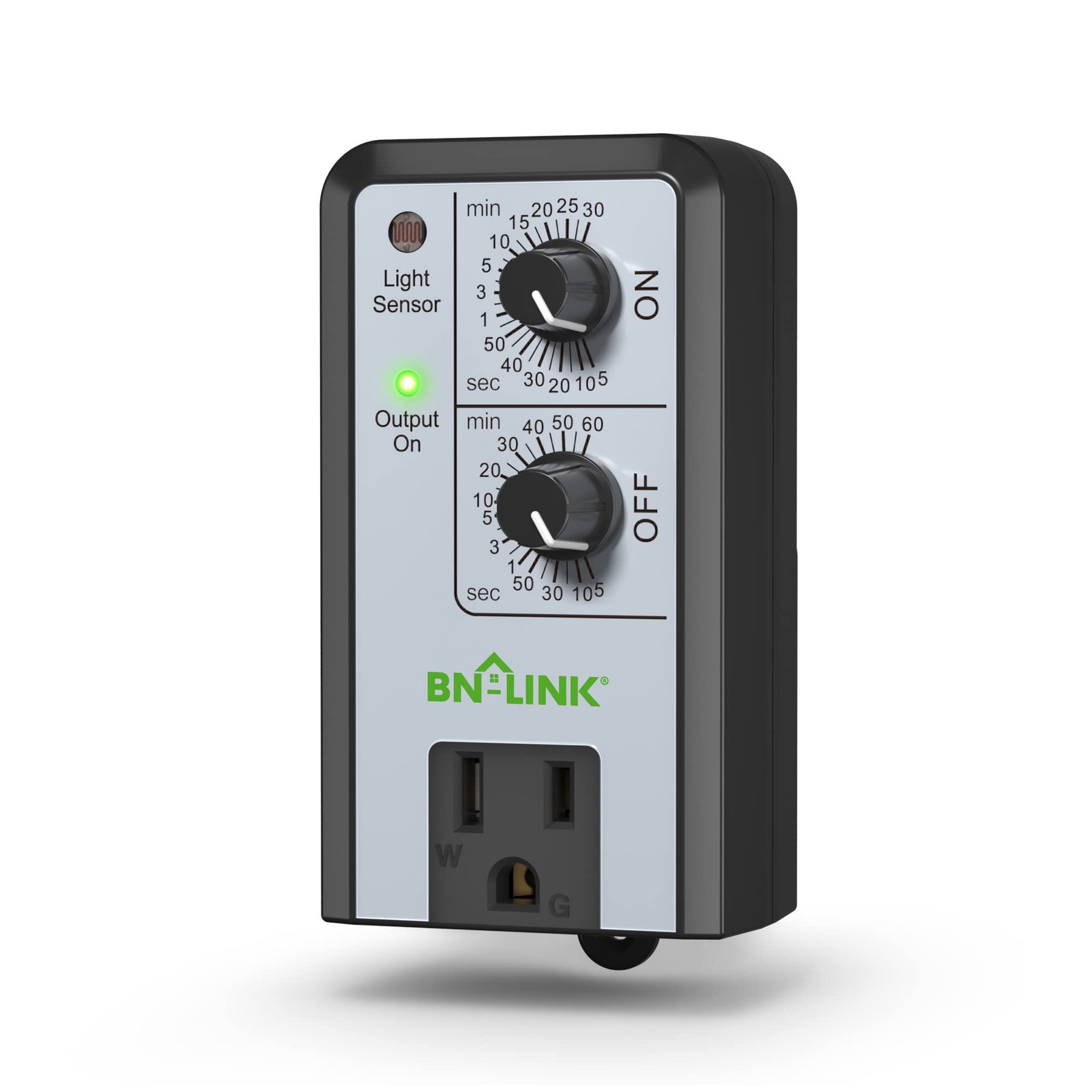 BN-LINK Short Period Repeat Cycle Intermittent Timer, Interval U97A, Black
