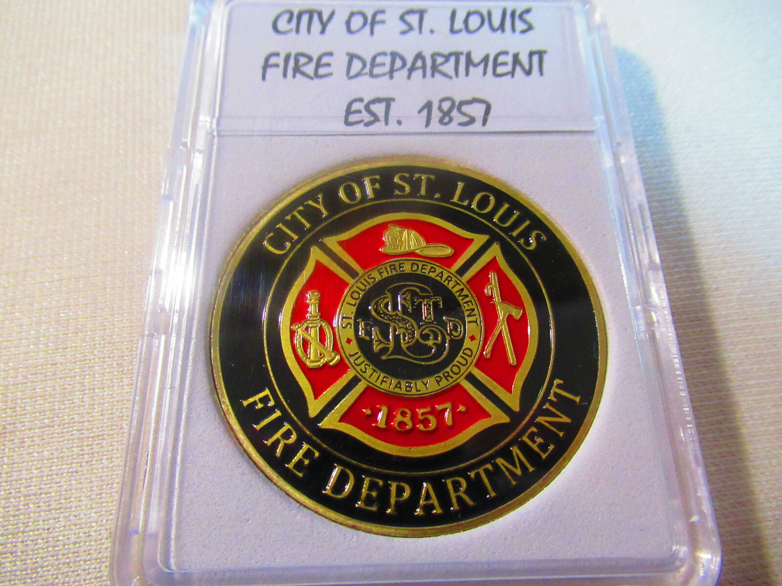 ST. LOUIS FIRE DEPT. Challenge Coin