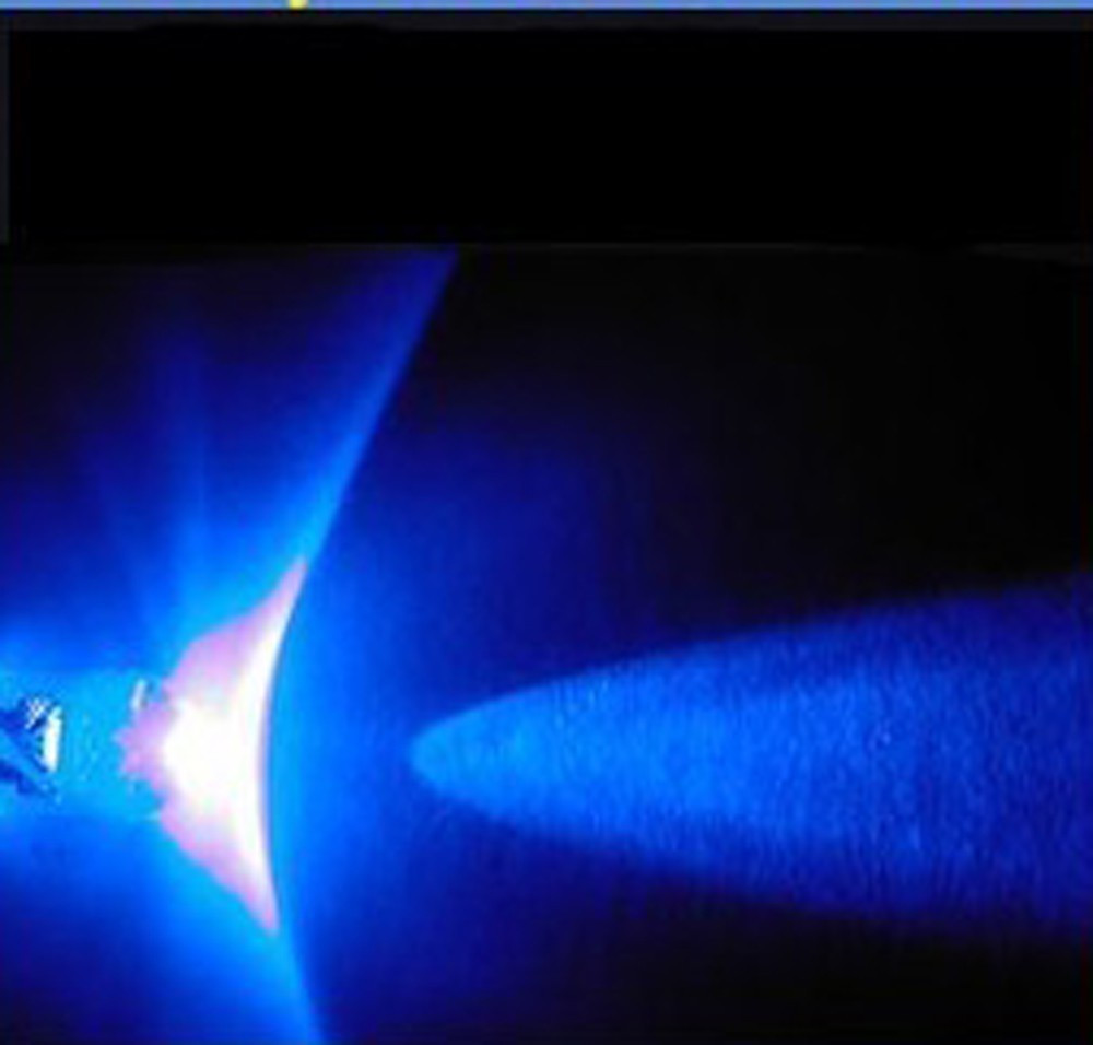 50pcs Ø 5mm Blue Round LED Super Bright 6000MCD