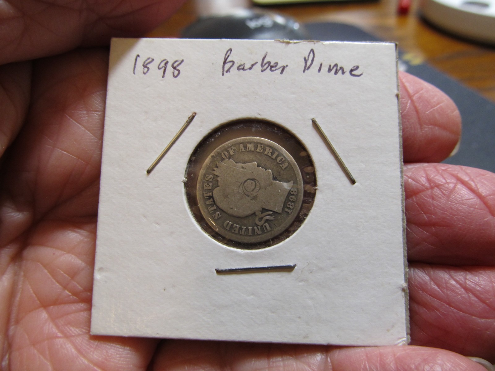 1898-P Barber Dime 90% Silver  Good+  Original Surfaces "LOW PRICE"