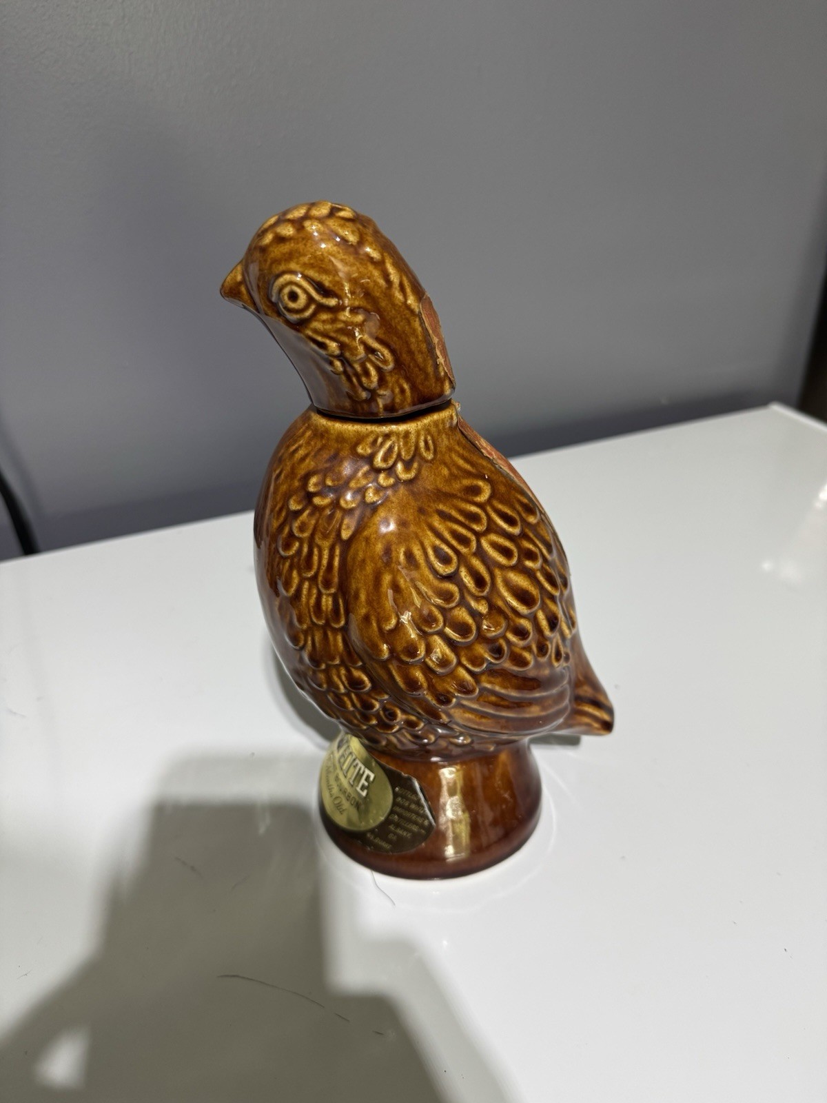Pheasant Liquor Bottle