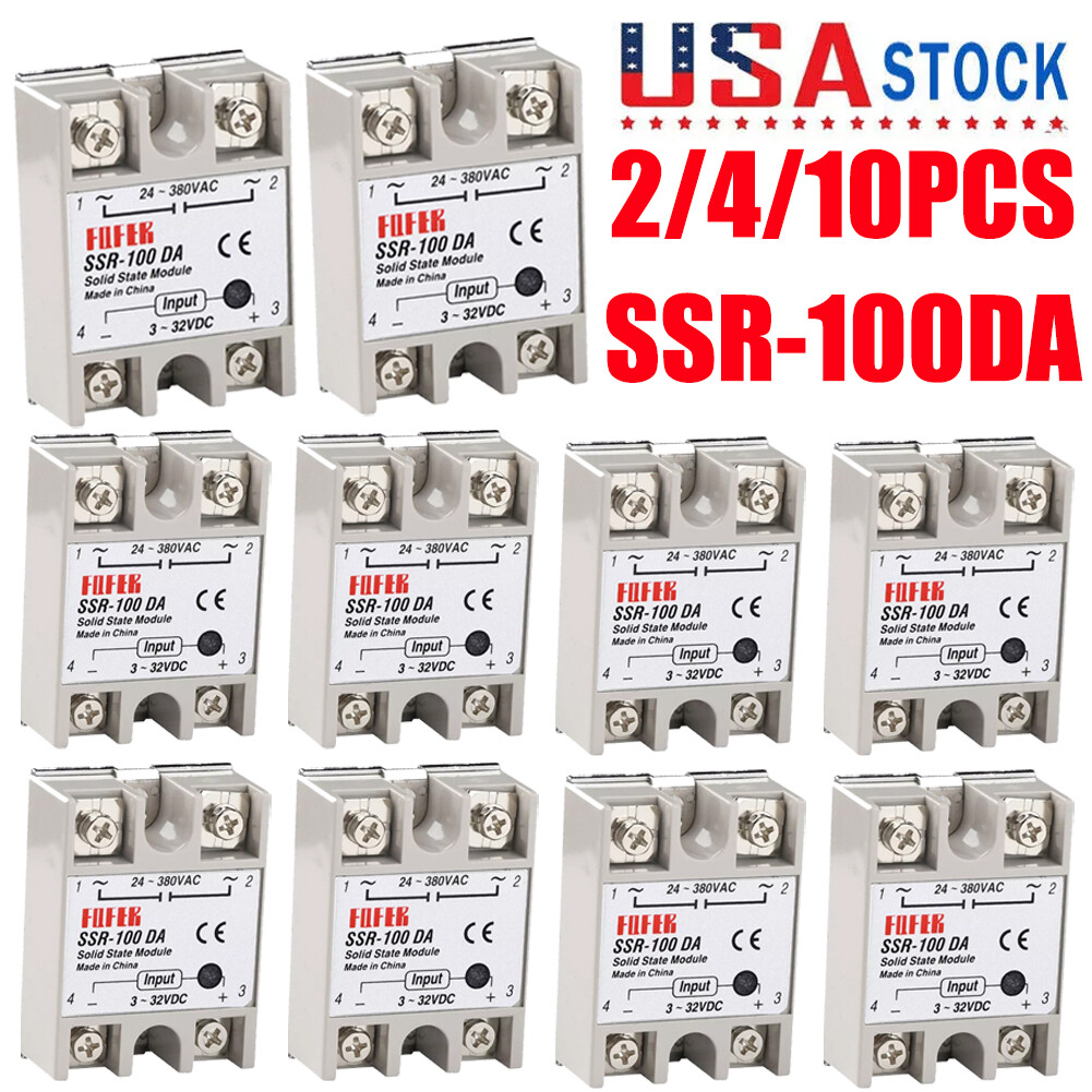 LOT SSR-100DA 100DA AA SSR Solid State Relay High Quality Solid State Relay 100A