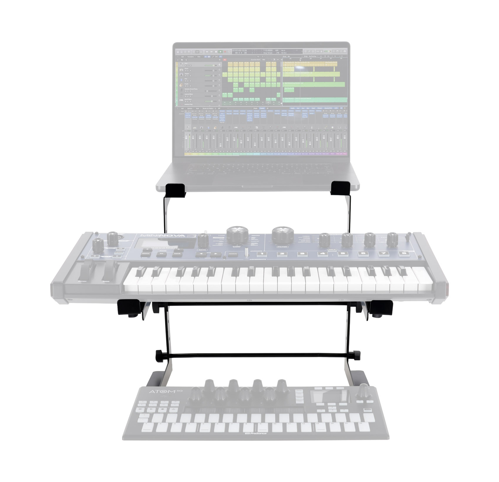 Rockville Laptop+Controller Stand for Native Instruments Komplete Kontrol A25