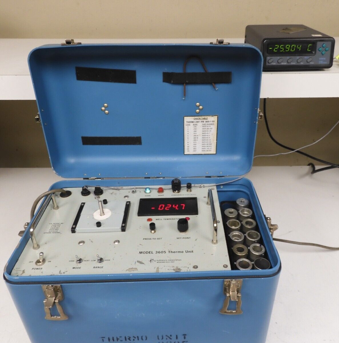 King Nutronics 3605 Thermo/Dry-Well Temperature Calibrator -40-250°F - PX57