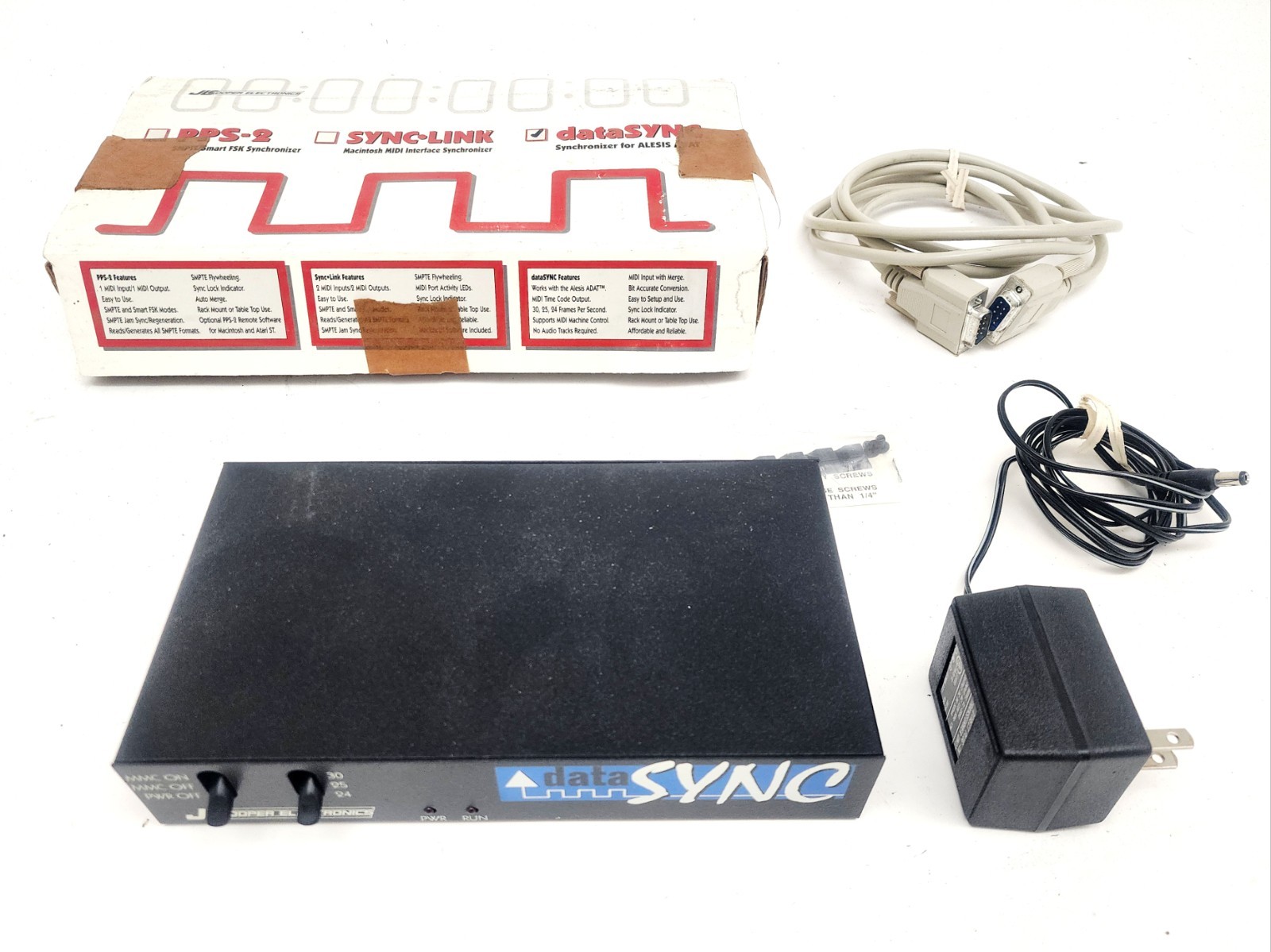 Vintage JL Cooper Electronics dataSYNC MIDI Synchonizer for Alesis ADAT