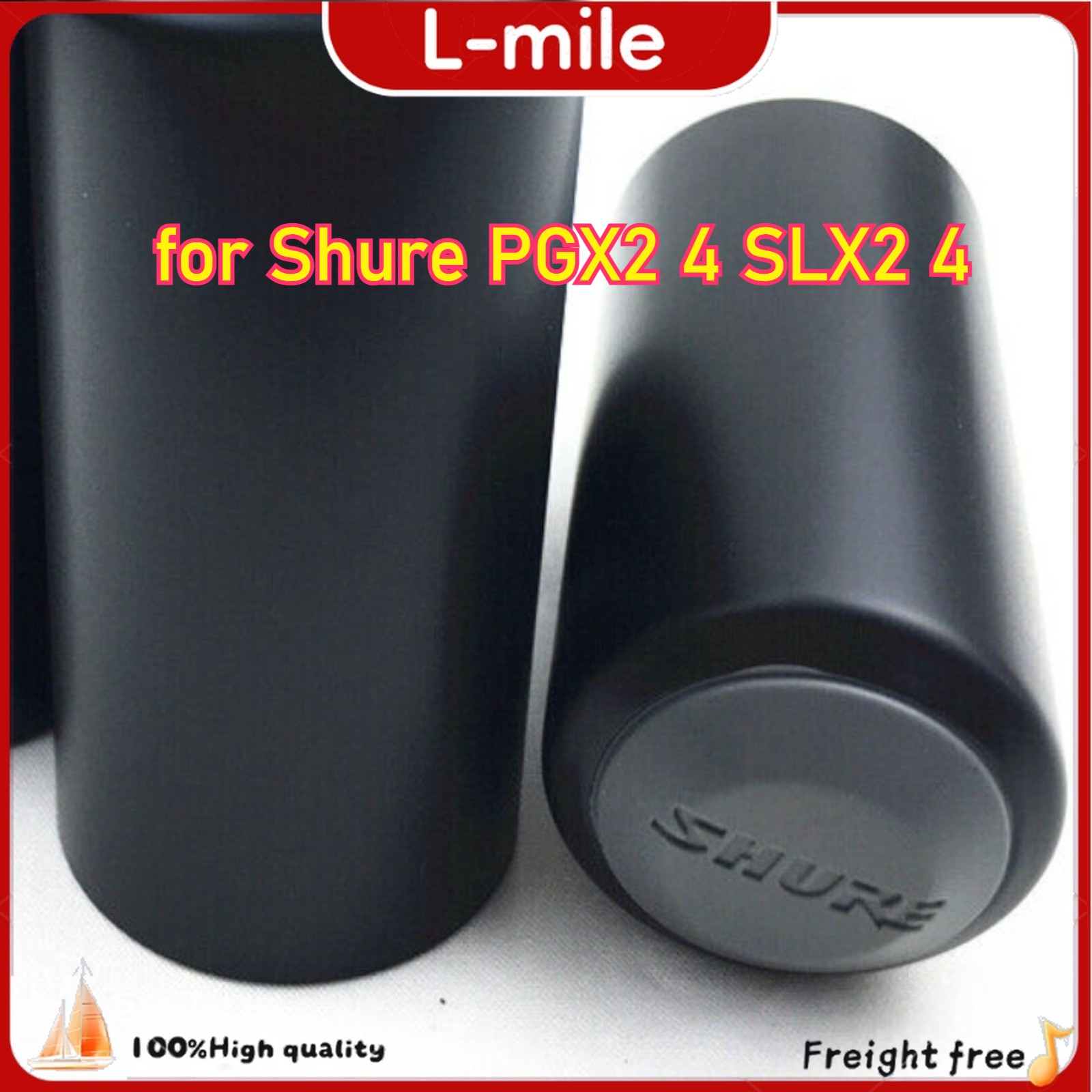 1/2PCS PGX2 4 SLX2 4 Black Wireless Mic Battery Cover for Shure