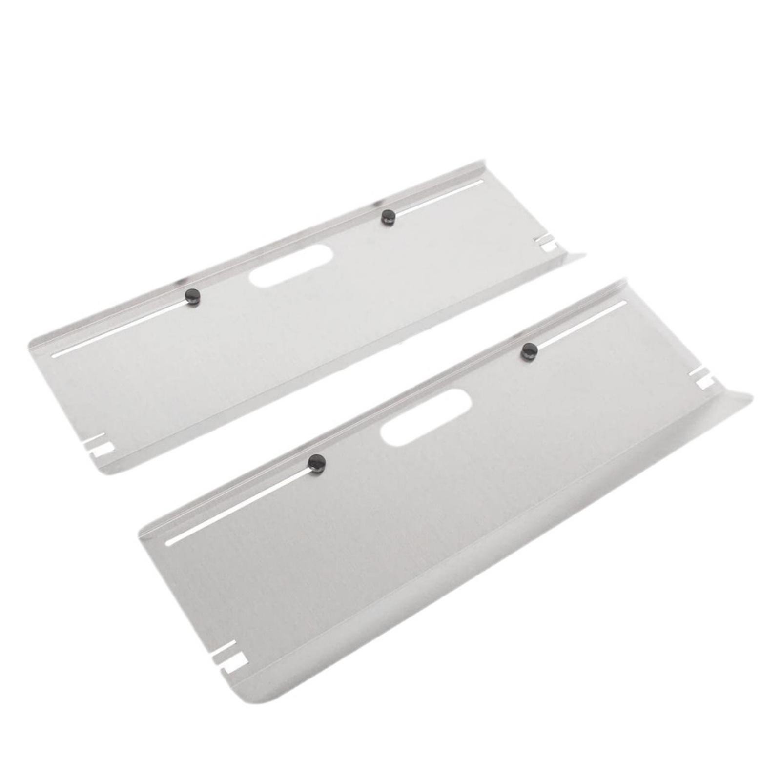 2 Pieces Wheel Alignment Tools Toe Plates Professional Generic Easy to Use Wear