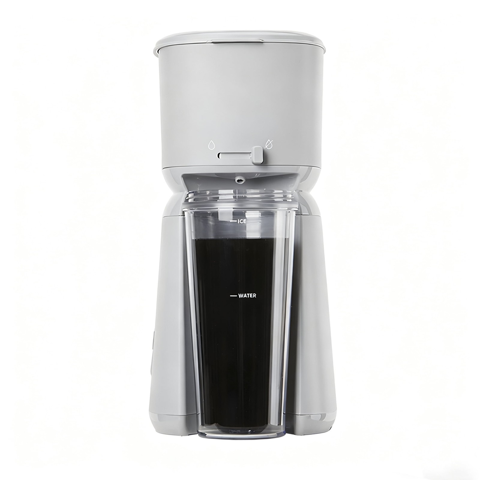 Single Serve Iced Coffee Maker Soft Silver