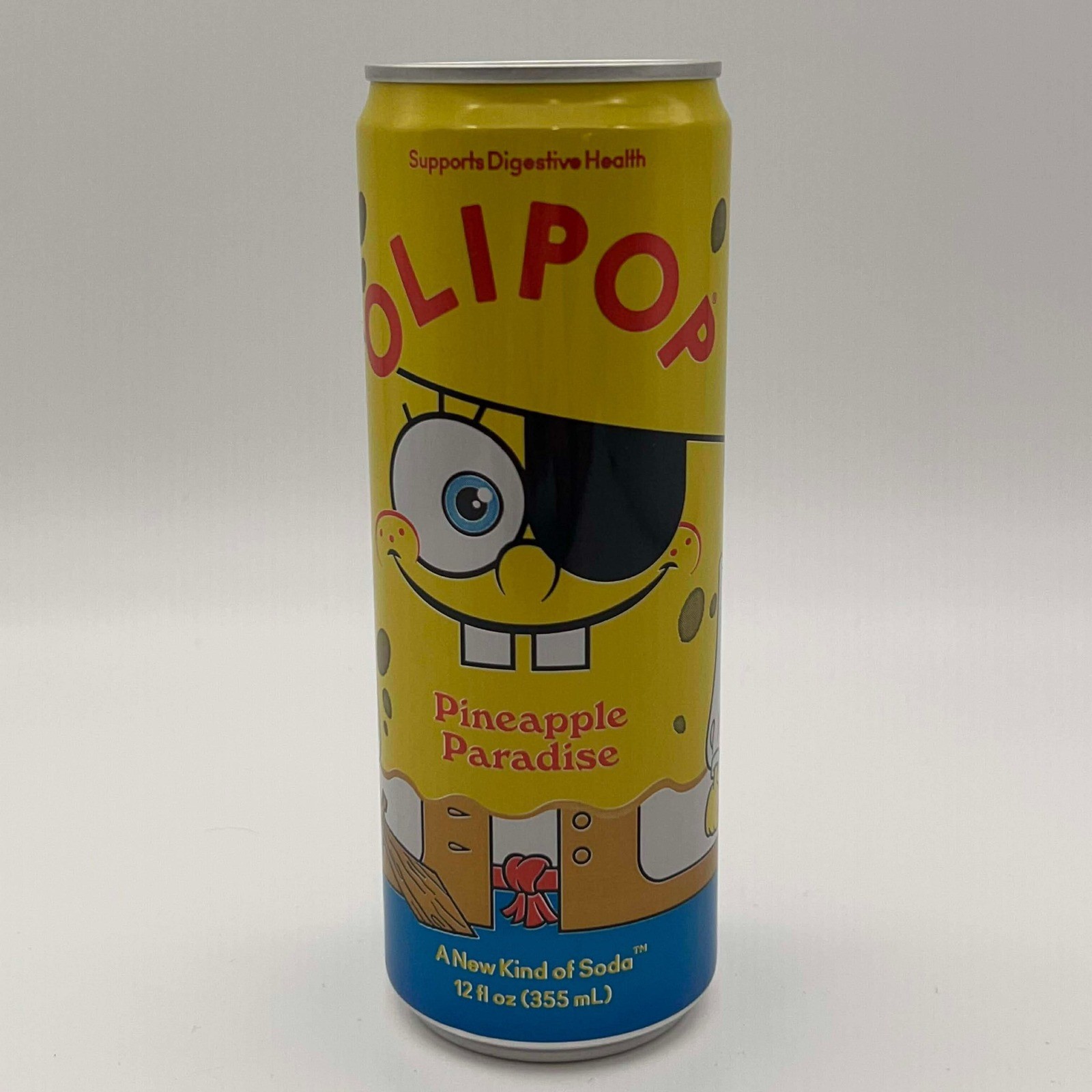 Olipop Spongebob Pineapple Paradise Tall 12oz Soda 1 Can Limited Edition