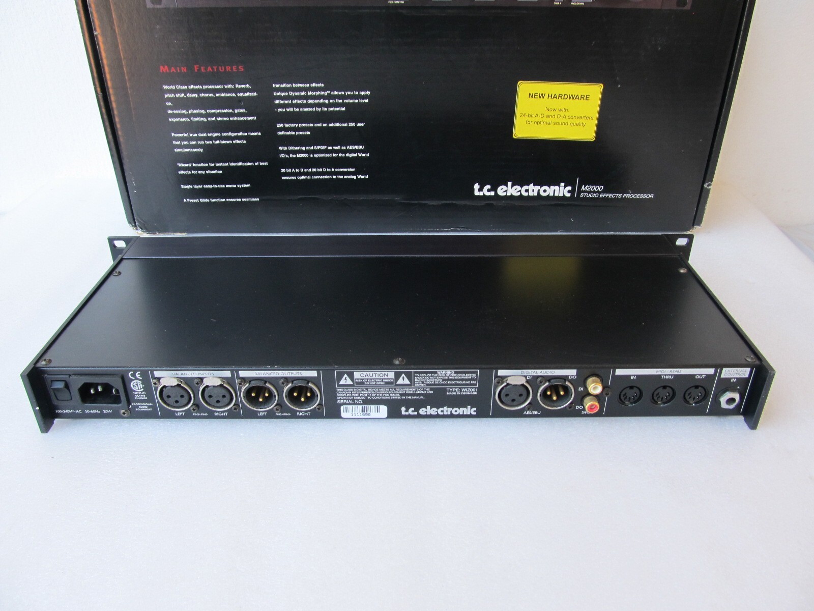 T.C. Electronics M2000 Studio Effects Processor - In Box