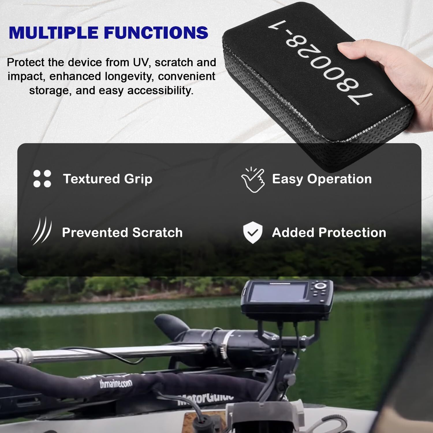 for Humminbird Helix 5 Fish Finder UC H5 Unit Neoprene Protective Cover 780028-1