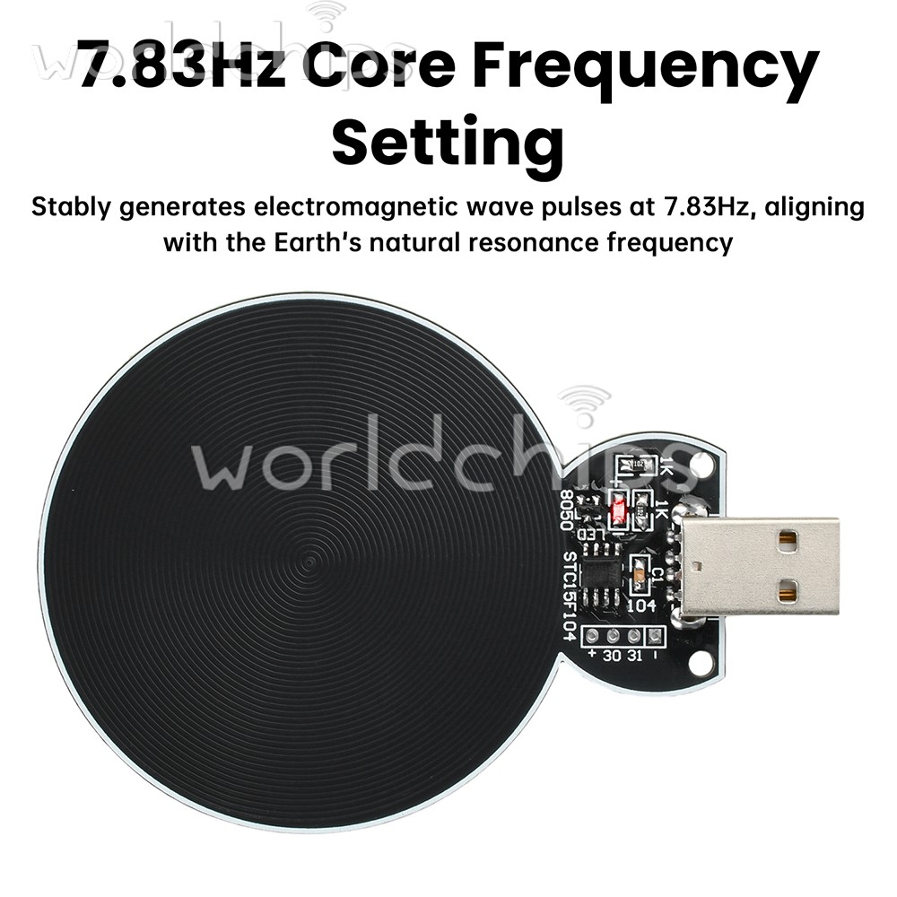 DC 5V 7.83HZ Schumann Wave Generator Signal Generator Square Wave USB Interface
