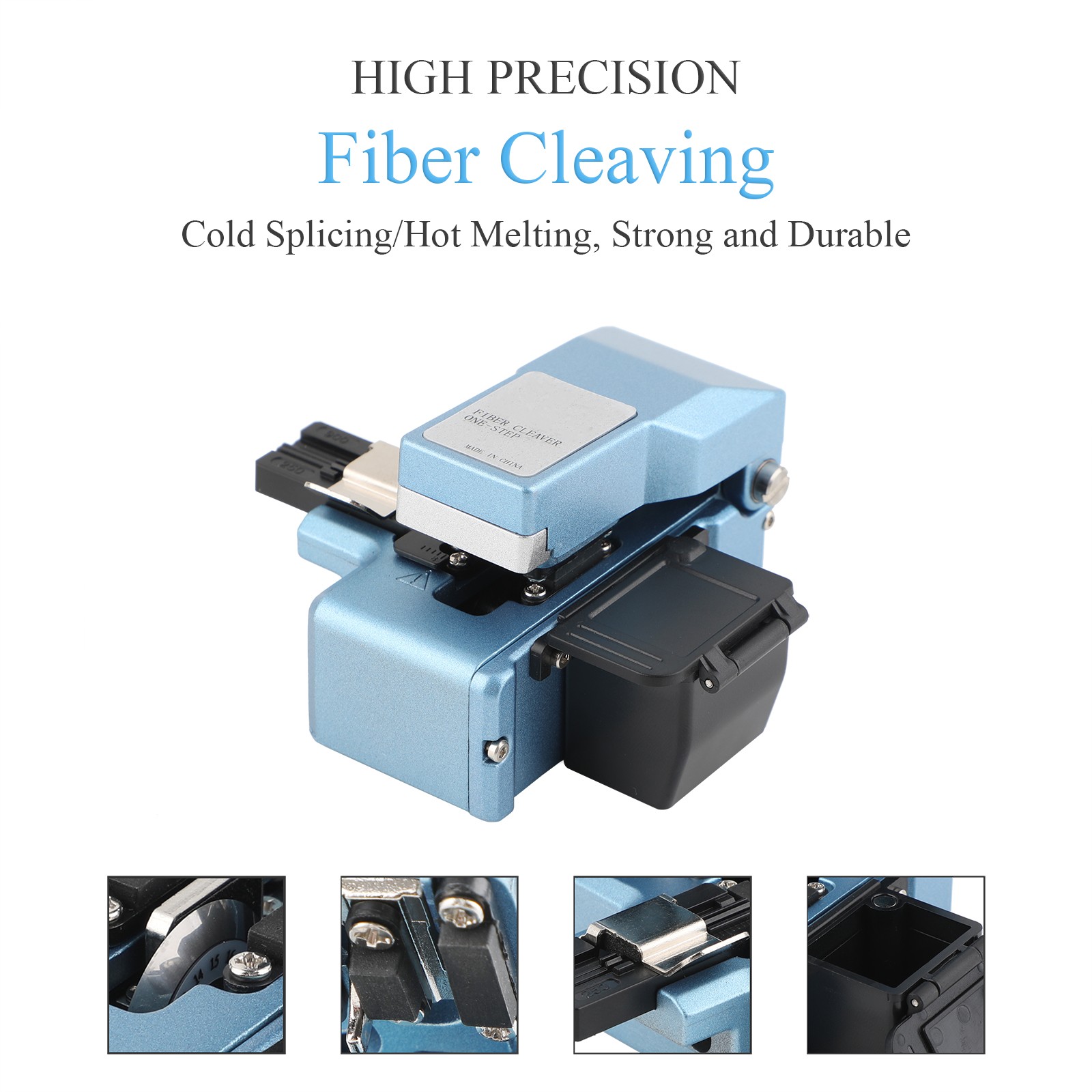 High Precision Fiber Optic Cleaver Tool Kit FTTT For 0.25/0.9/3.0mm Fiber