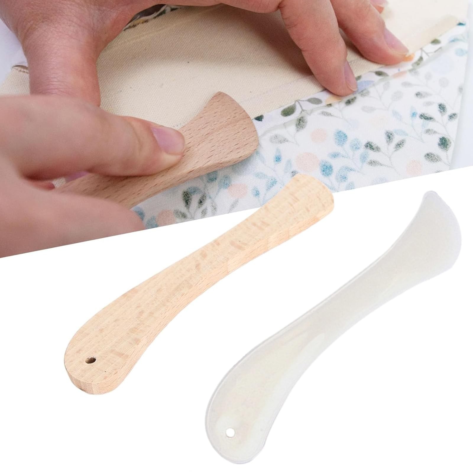 2 Pcs Sewing Seam Marker, Sewing Marking Tools, Quilting Tool Beech Wood Bone