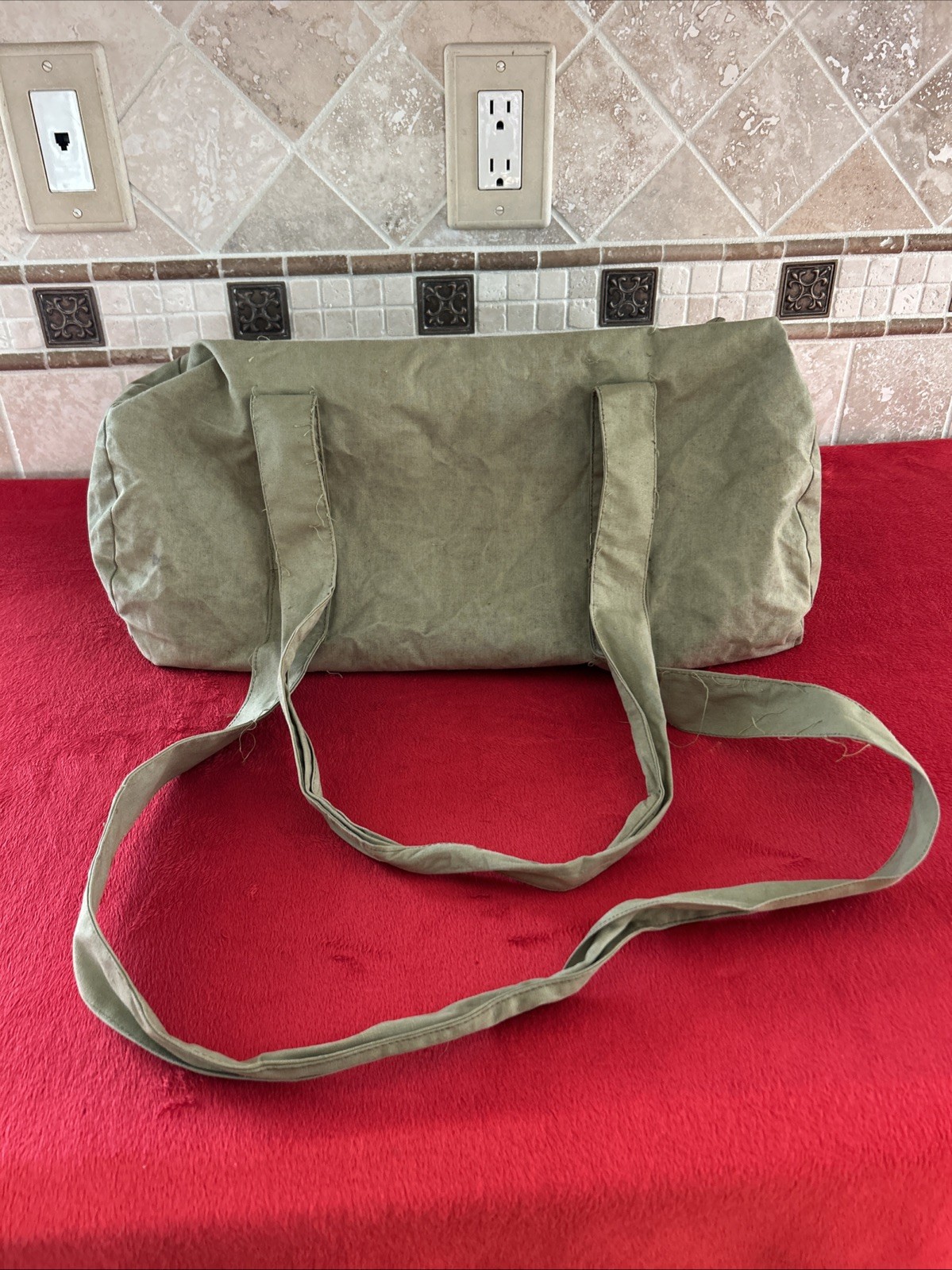 WW2 US MILITARY AVIATOR AVIATION FLYER'S KIT BAG PILOT EQUIPMENT GEAR WWII