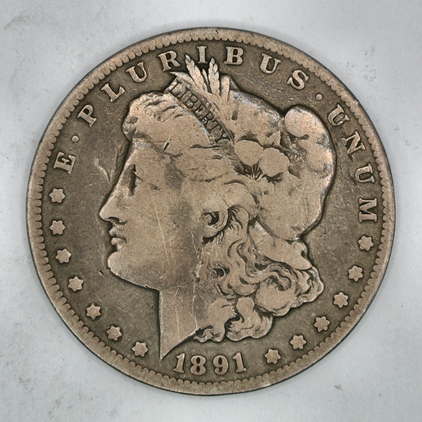 1891-CC Morgan Silver Dollar